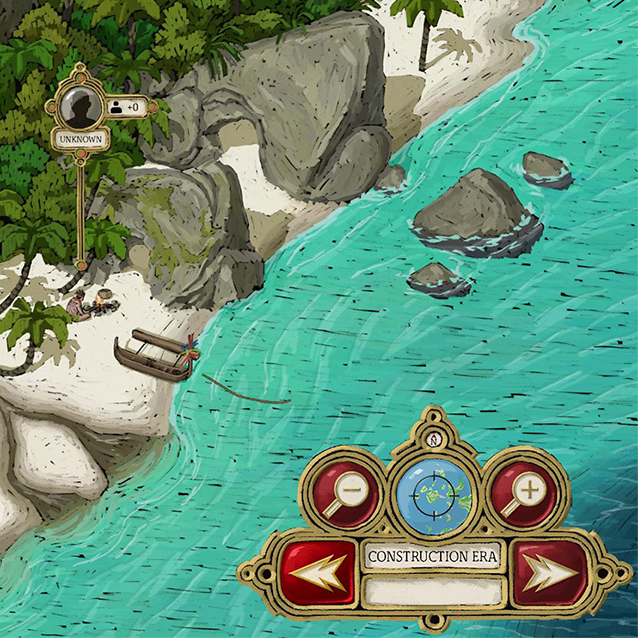 Example Coast of Caligua Carlo Ruzzo Narrative Game Design Map Illustration